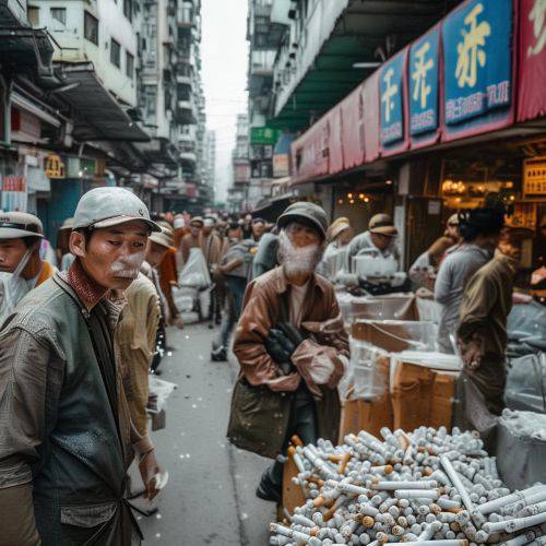 第一现场!口粮烟批发“薄利多销”